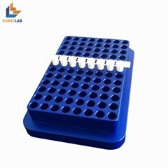 96 well metal aluminum conductive PCR plate test tube cooling rack 