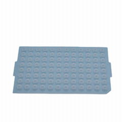 96 Round Well PCR Plate Silicone Sealing Mat PCR Plate Cover