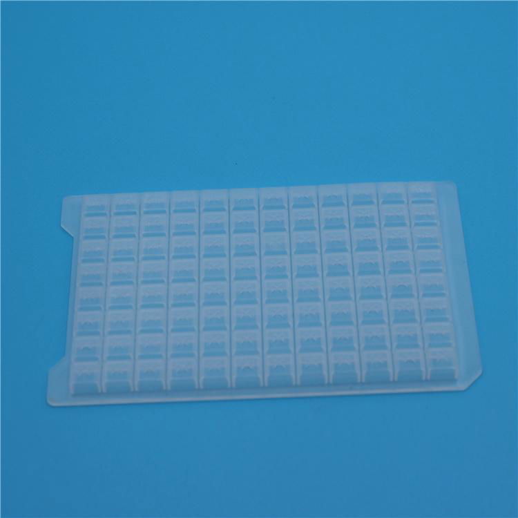 96 Square Well PCR Plate Silicone Sealing Mat PCR Plate Cover 2