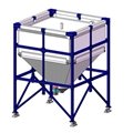 Pellet and Bulk Storage Fabric Flexible Silo with Weighing Scale