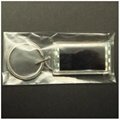 Solar Powered Keychain Medium type Replaceable image  two parts flash P070