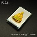 solar power lcd fridge magnet with changing background