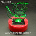 Color changing car decoration solar sign with own logo flashing 