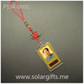 solar glittering pendant car accessory hanging ornaments -Chairman mao