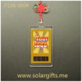 solar power car hanging pendant car interior ornaments with changing background