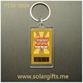 logo custom solar power car accessory interior decoration car hanging pendant 