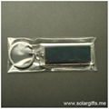 Water-proof Three parts flash in turn Large Solar keychain P074