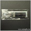 solar key chain with time and thermometer P112
