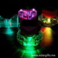 color changing crystal perfume bottle for car dashboard P156