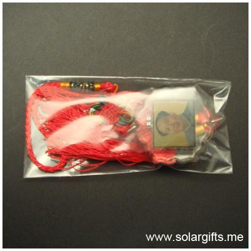 太陽能汽車吊墜挂飾 P040 六邊形外殼 兩面閃 方形logo  2