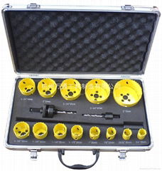 16PC HSS Bi-metal Hole Saw Kit