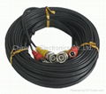 Pre-made Siamese CCTV Cable/50ft