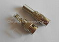 Male Solder BNC Connector for Rg59/RG6 and Long Metal Boot CT5046-2 2