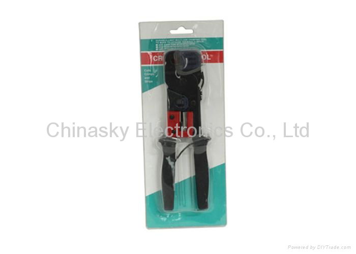 Multi-function Hand Crimping Tool / Cutter-Stripper-Crimper(T5006) 4