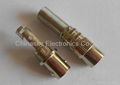 BNC Female Connector with Long Metal Boot / CCTV Female Connector (CT5050)