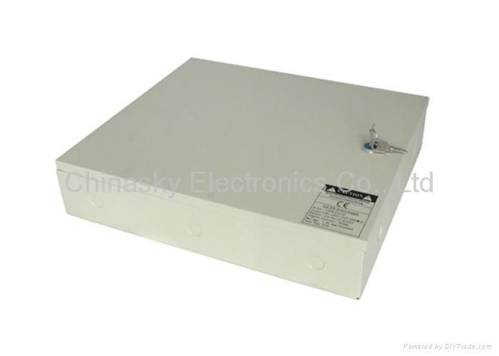 CCTV Camera Power Supply/Store/Station 12V 25A18CH Battery Back-up (12V25A18P/B) 2