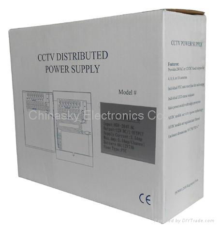  CCTV Power Supply 12V10A4channel(12VDC10A4P) 3