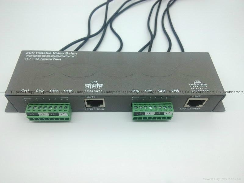 UTP Rj45 BNC CCTV HD CVI/TVI/AHD Video Balun Transceiver for IP Camera (VB308AH) 3