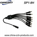 1 to 8 Way DC Jack/Plug Splitter Cable