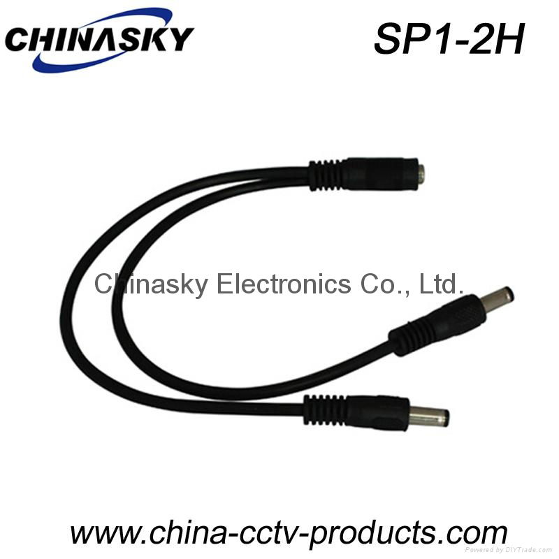 2 Way DC Jack/Plug Splitter Cable / DC power splitter SP1-2H