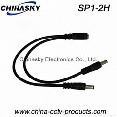 2 Way DC Jack/Plug Splitter Cable / DC power splitter SP1-2H