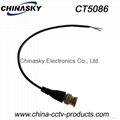  CCTV BNC  Connector with Wire 25mm / B-Connector / Coaxial Connector  (CT5086)