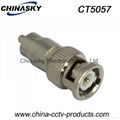 BNC Male Connector  to RCA Male  Connector / Coaxial Connector (CT5057)