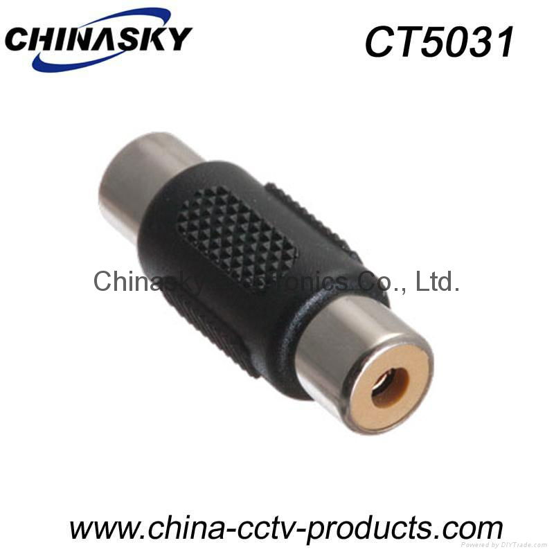 CCTV RCA Female Connector to RCA Female Connector  (CT5031)