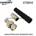 BNC Male Connector with Long Boot for RG59 U Cable / CCTV Connector (CT5015)