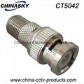 BNC Male Connector to F Female Connector/ BNC-F Connector CT5042 1