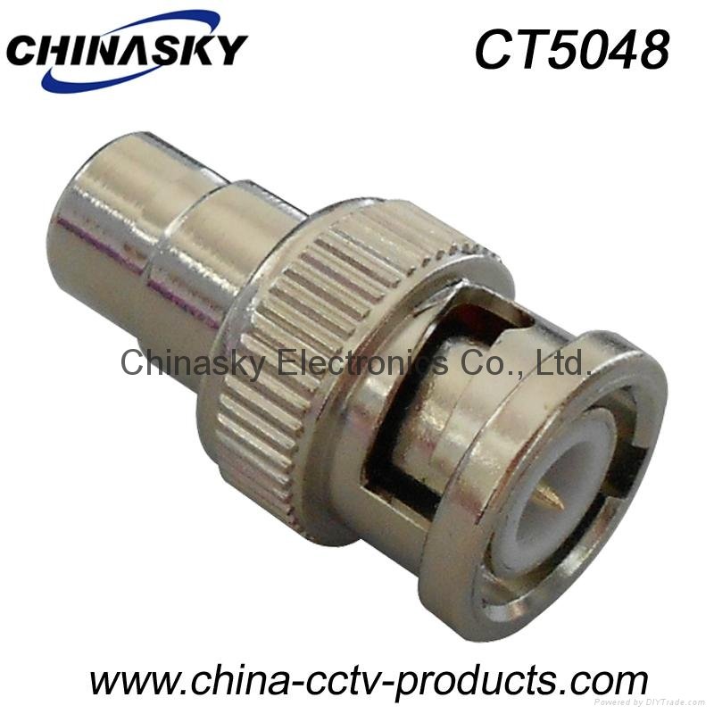 BNC Male  to RCA Female Connector / BNC to RCA Connector / BNC Connector CT5048