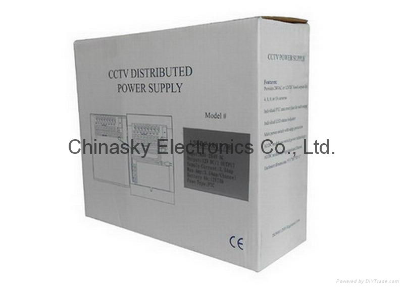  CCTV Camera Power Supply Box 12V 10A18 Channel with LED and Lock(12VDC10A18PE) 4