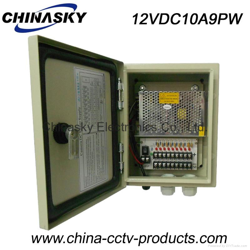  Waterproof (IP66) CCTV Power Center Box (12VDC10A9PW) 2