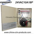  CCTV Camera Power Supply Metal boxed 24V10A18channel(24VAC10A18P) 1