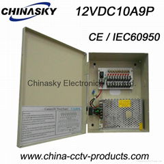  CCTV Power Supply 12V 10A9 Channel(12VDC10A9P)