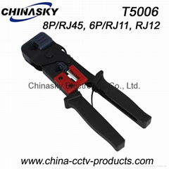 Multi-function Hand Crimping Tool / Cutter-Stripper-Crimper(T5006)