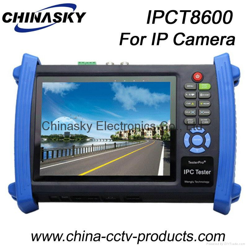 Multi-functional CCTV Tester: HD IP/Tvi/Ahd/Sdi/Cvi Camera Tester IPCT8600