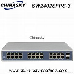 1000Mbps 2 Port SFP + 24 Port RJ45 Backbone Ethernet Switch (SW2402SFPS-3)