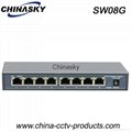 1000Mbps 8 Ports Managed Ethernet Switch (SW08G)