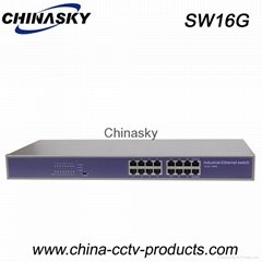 16 Port Enhanced & Full Ethernet Switch with Built in Power (SW16G)