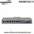 1 Port Sc + 8 Port RJ45 Full Enhanced Gigabit Ethernet Switch (SW0801SC-3) 1