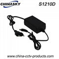 CCTV Switching Power Adapter 12VDC 1A EU Plug(S1210)