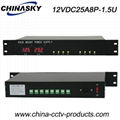  LED Display Rack Mount CCTV Power Supply (12VDC25A8P-1.5U) 1