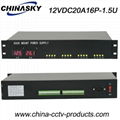 16 Channel 20 Amp 1.5U Rack Mount 12V DC