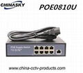 10/100Mbps, 8 RJ45ports,1 Uplink  PoE Network Switch(POE0810U)