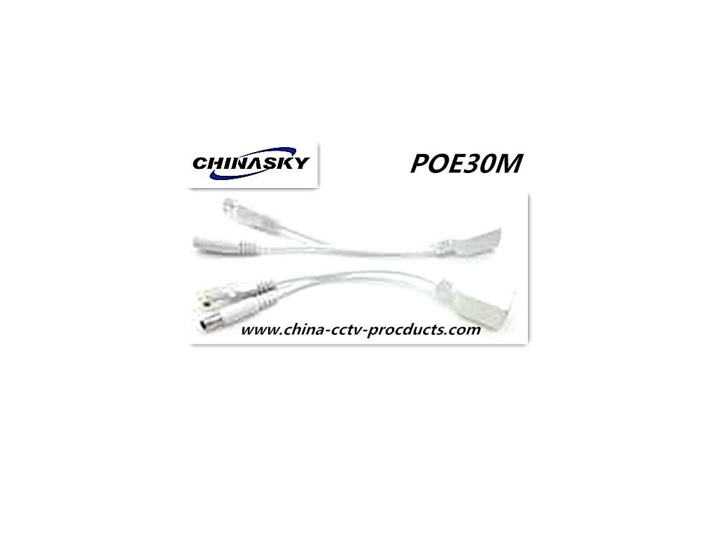 Passive PoE Cable, PoE Splitter x1, PoE Injector x1, 30M pair 2