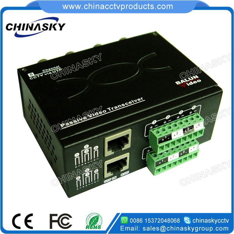 8 Channel Passive UTP HD AHD/CVI/TVI UTP Video Blun for IP Camera VB308H