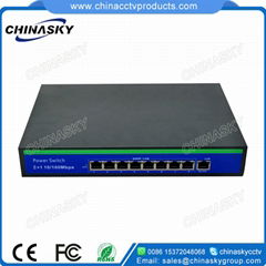 10/100Mbps, 8 RJ45 ports,1Uplink  network poe switch(POE0810U2)