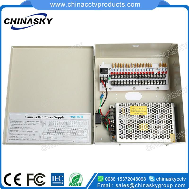 CCTV camera power supply box 12V5A9P(12VDC5A9P)