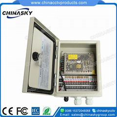 Waterproof CCTV Power Supply Distribution Unit 12VDC10A18PW